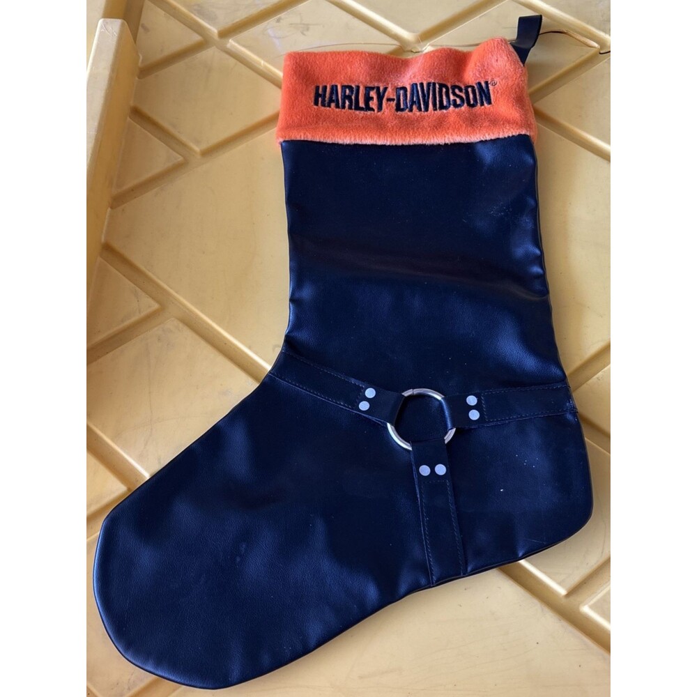 Harley-Davidson Vintage Official Licensed Motorcycle Boot Christmas Stocking